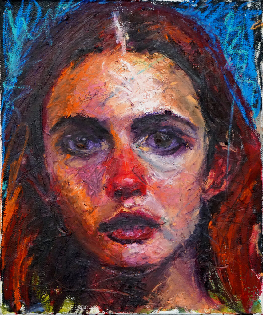 Purple Face Girl