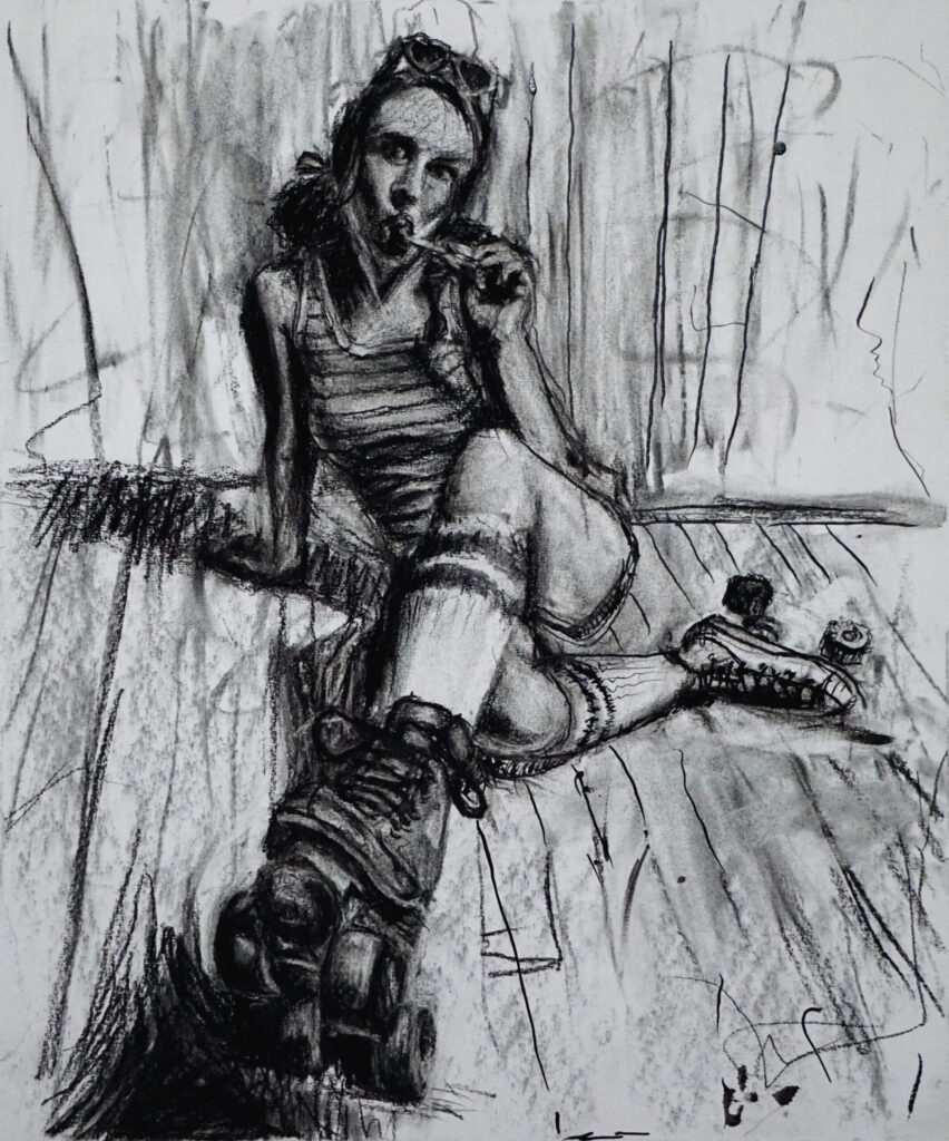 Monochromatic Roller Skate
